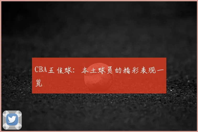 CBA五佳球：本土球员的精彩表现一览